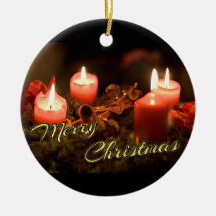 God jul-andekrans! julgransprydnad keramik