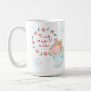 God Jul Angel Christian Kaffemugg