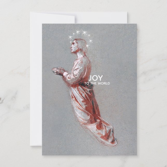 God Jul Angel Joy Julkort (Framsida)