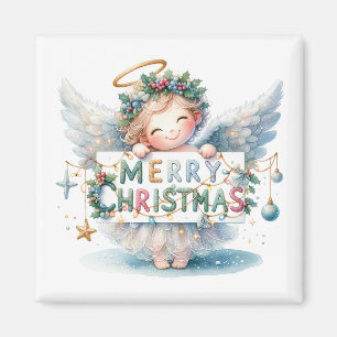 God Jul Angel Magnet