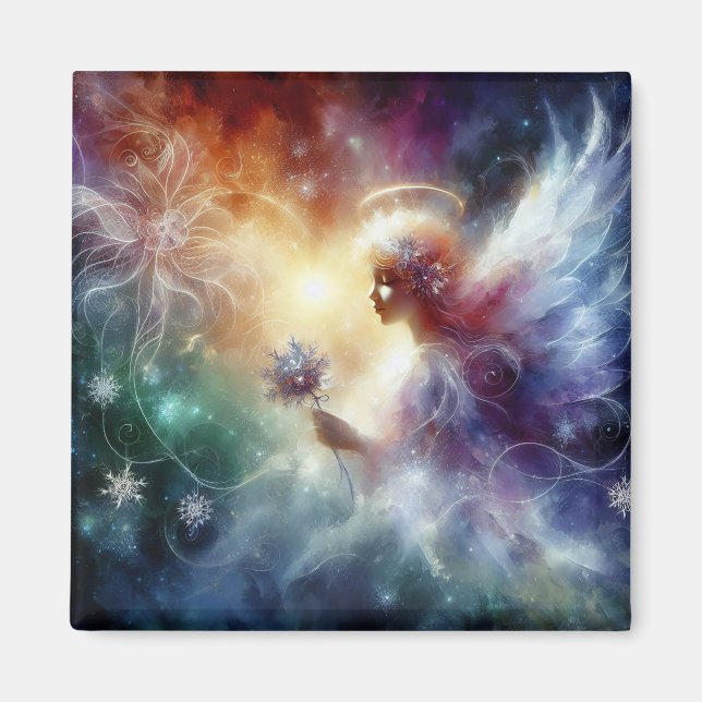 God Jul Angel Magnet (Framsidan)