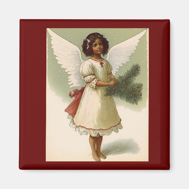 God Jul Angel Magnet (Framsidan)