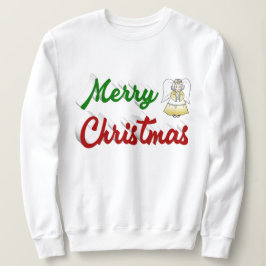 God jul Angel Red grönt-skript T Shirt