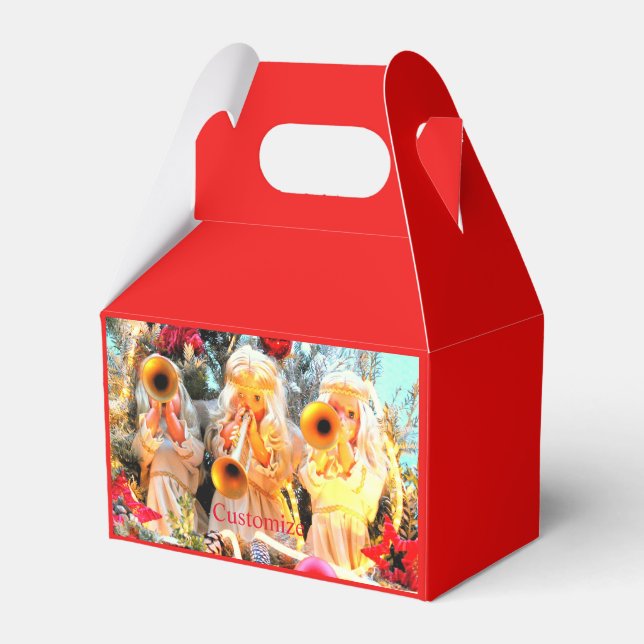 god jul änglar trumpettering presentaskar (Framsidan Sidan)