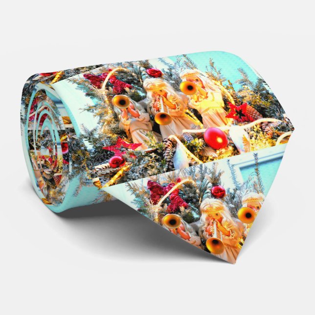 god jul änglar trumpettering slips (Rullad)