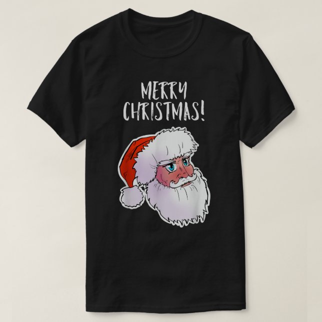 God Jul! Anime Jultomten T-Shirt (Design framsida)