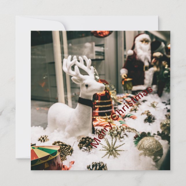 God jul anpassad design inbjudningar (Framsida)