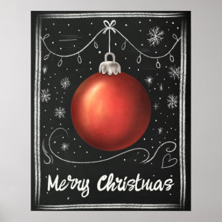God jul-Anpassade för kretskort Poster