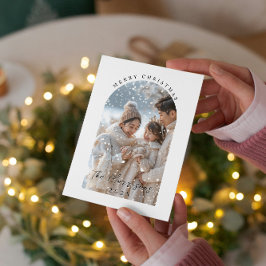 God jul Anpassningsbar Family Collage Foton Julkort