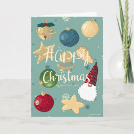 God jul. Anpassningsbar Helgkort