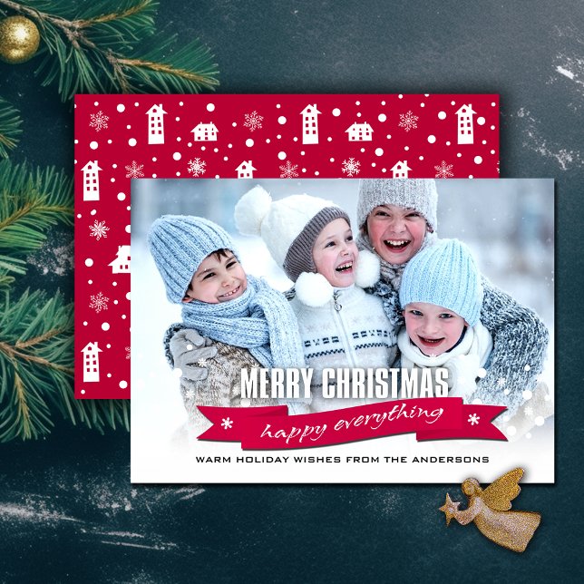 God Jul. Anpassningsbar Julfotoport Julkort (Skapare uppladdad)