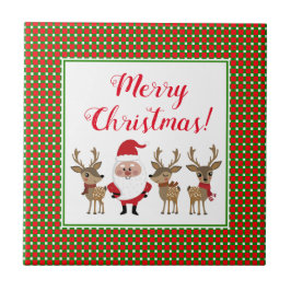 God jul Anpassningsbar Jultomten renare Kakelplatta