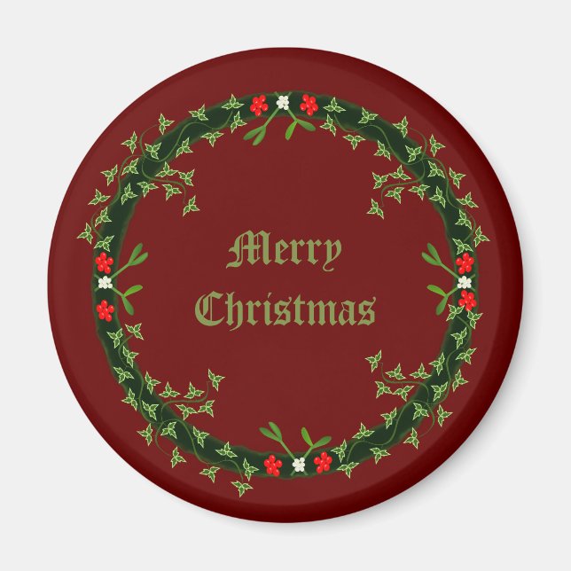 God jul, Anpassningsbar Magnet (Framsidan)
