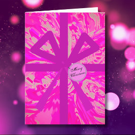 God jul Anpassningsbar Modern Vintage Cute Chic Helgkort