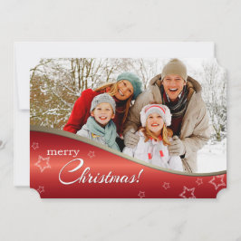 God Jul. Anpassningsbar Photo Julkort