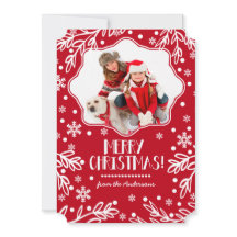 God jul. Anpassningsbar - Platt fotoport i julklap