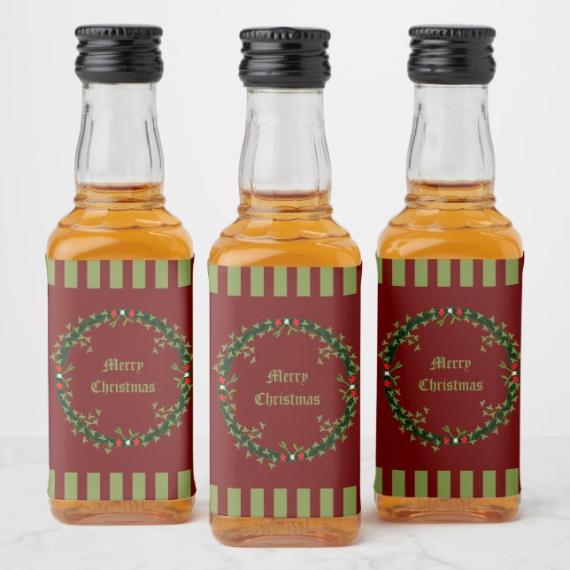 God jul, Anpassningsbar Spritflaskor Etikett (Flaskor)