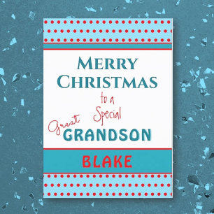 God jul Anpassningsbar Underbart barnkort Helgkort