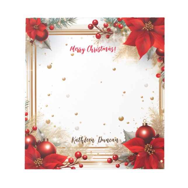 God jul anteckningsblock (Framsida)