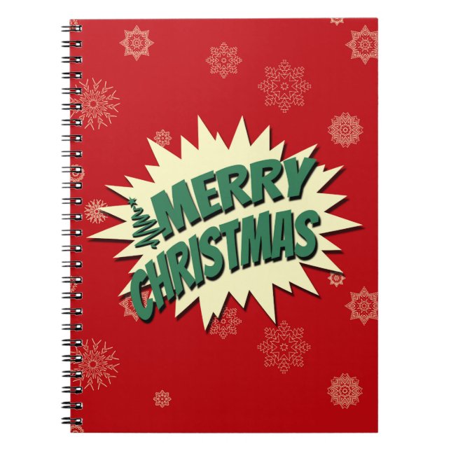 God jul anteckningsbok med spiral (Framsidan)
