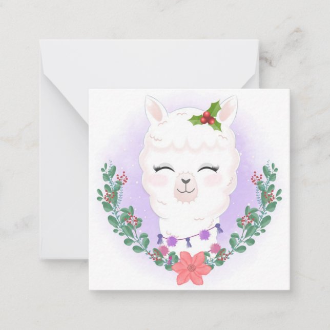 God jul anteckningskort (Framsida)