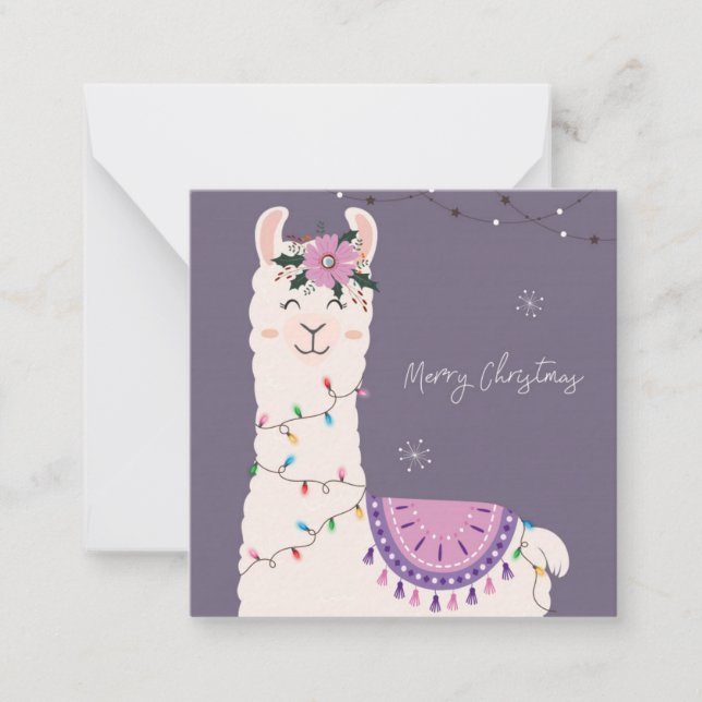 God jul anteckningskort (Framsida)