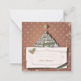 God jul anteckningskort