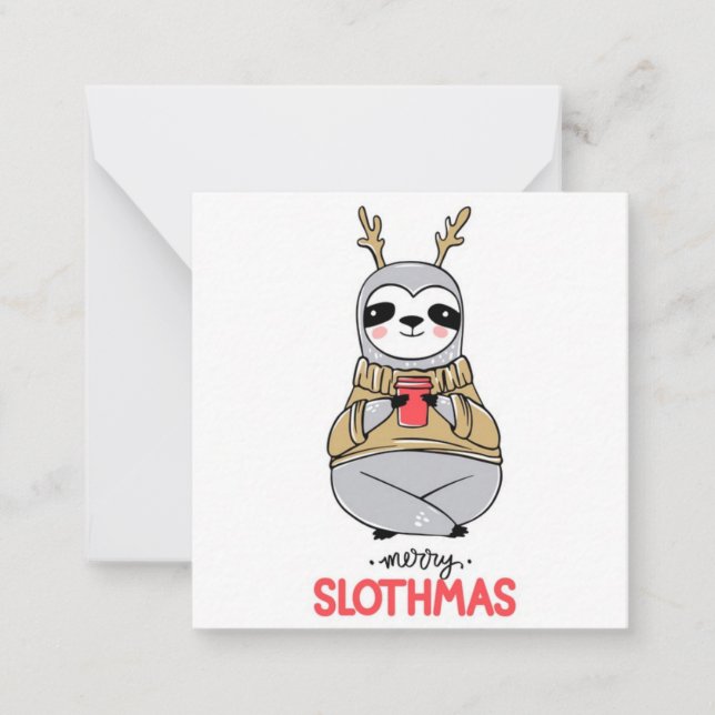 God jul anteckningskort (Framsida)