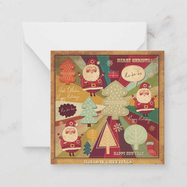 God Jul Anteckningskort (Framsida)