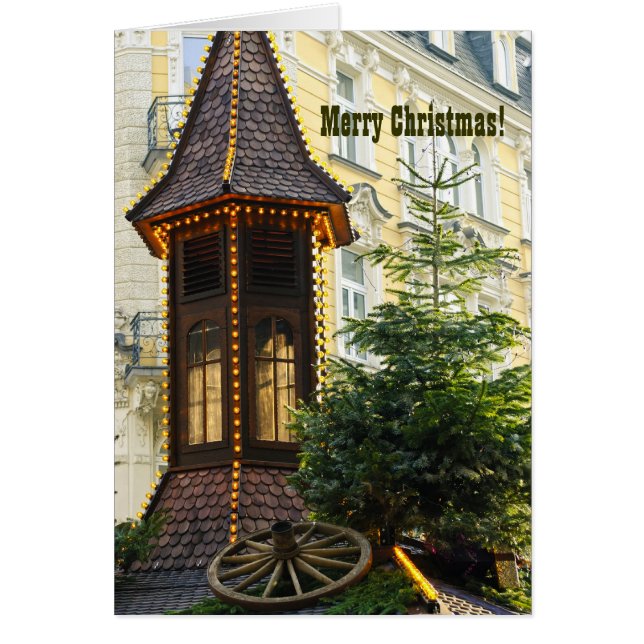 God jul-anteckningskort OBS kort (Framsidan)