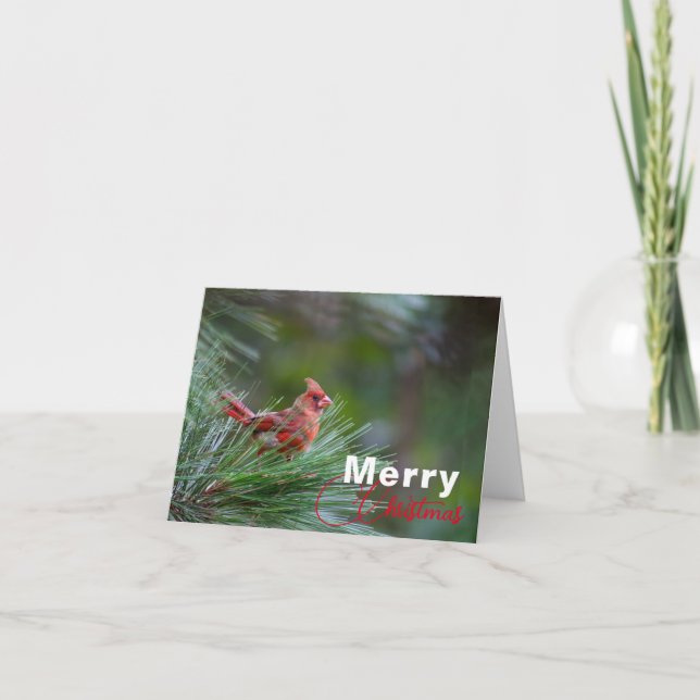 God jul-anteckningskort tack kort (Framsida)