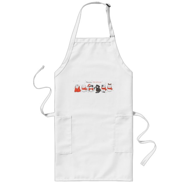 God jul! Apron Långt Förkläde (Framsidan)
