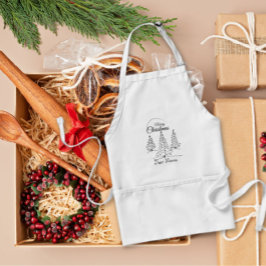 God jul Aprons Classic och Anpassade Förkläde