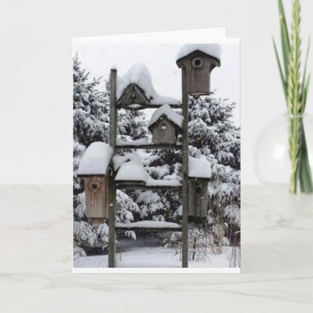 GOD JUL ÄR MYSIGT OCH KRIG. KORT (Framsida)