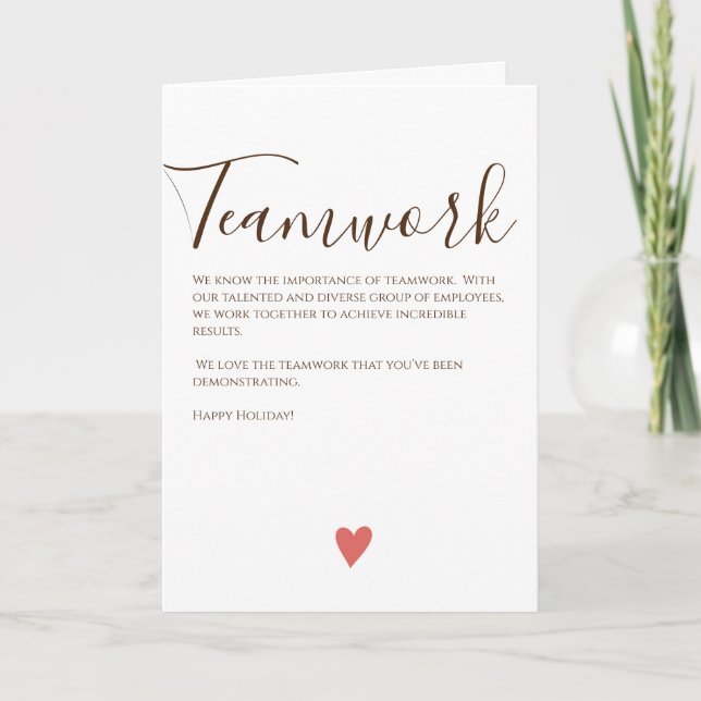 God Jul Arbetskort Kort (Framsida)