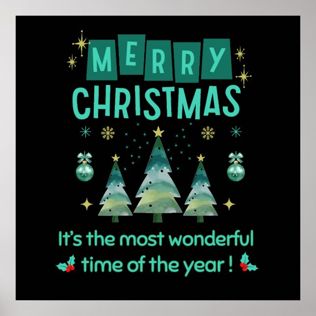 God jul - årets underbara tid poster (Framsidan)