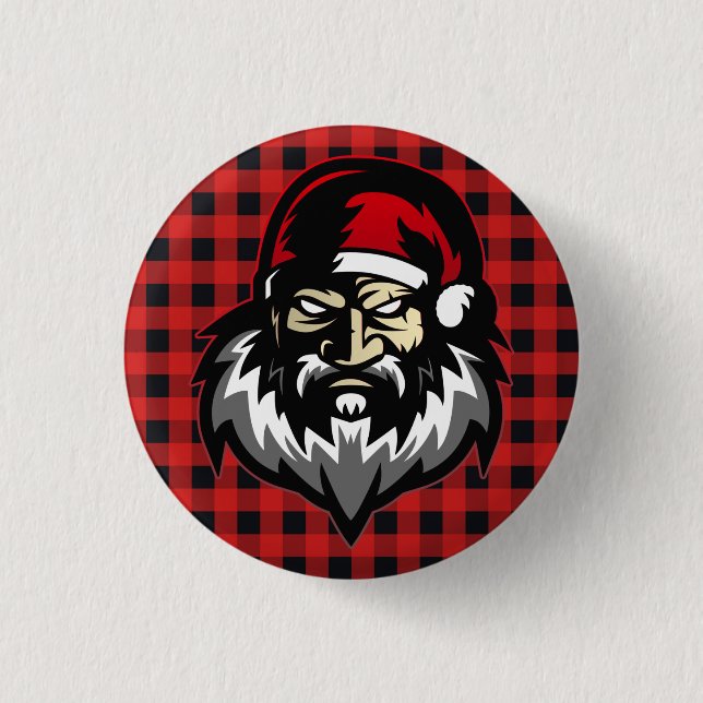 God jul Arg Santa Knapp (Framsida)