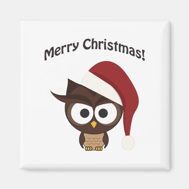God jul Arg Uggla Magnet (Framsidan)