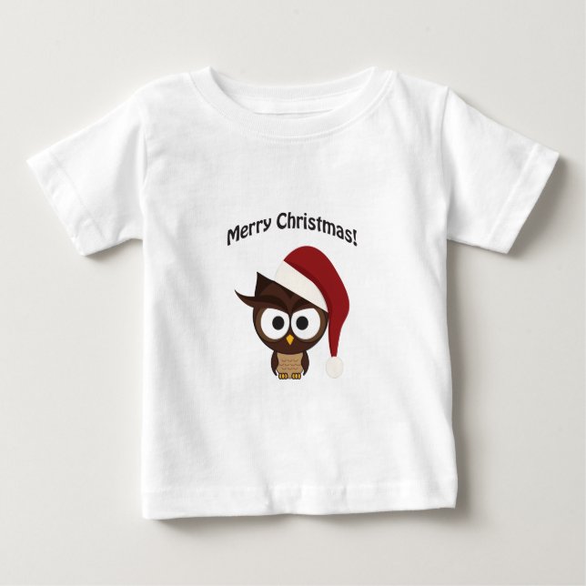 God jul Arg Uggla T-shirt (Framsida)