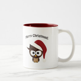 God jul Arg Uggla Två-Tonad Mugg