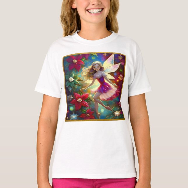 God Jul - Ash Blonde Hair T Shirt (Framsida)