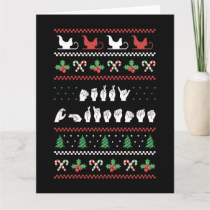 God jul - ASL American Sign Language I Kort