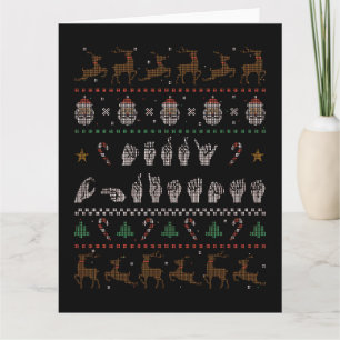 God jul - ASL American Sign Language II Kort