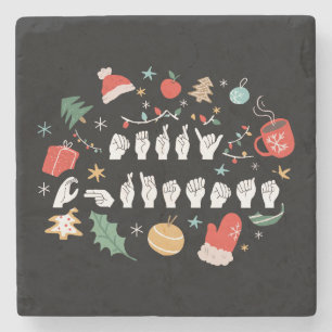 God jul - ASL American Sign Language III Stenunderlägg