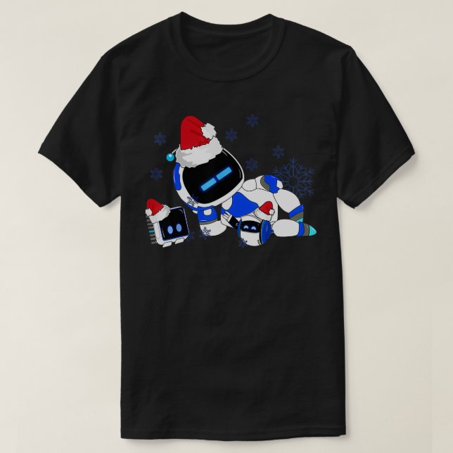 God jul Astrobot Funny Sweat T Shirt (Design framsida)