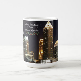 "God Jul," Atlanta, Georgia Skyline Kaffemugg