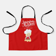 God jul av kock Anpassat namn tjej bakning