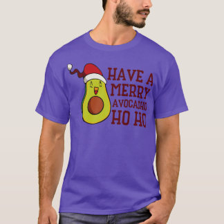 God jul Avocado Keto Fruit Diet Helgdag Keto Foo T Shirt