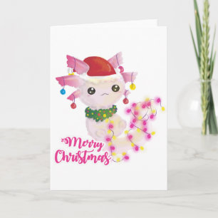 god jul axolotl tomte inbjudan