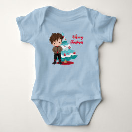 God jul Baby Bodykostym T Shirt